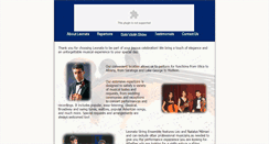 Desktop Screenshot of leonatamusic.com